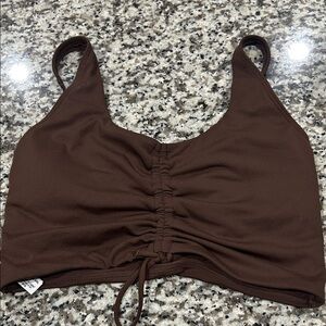 PINK Victoria's Secret Chocolate Bikini Top